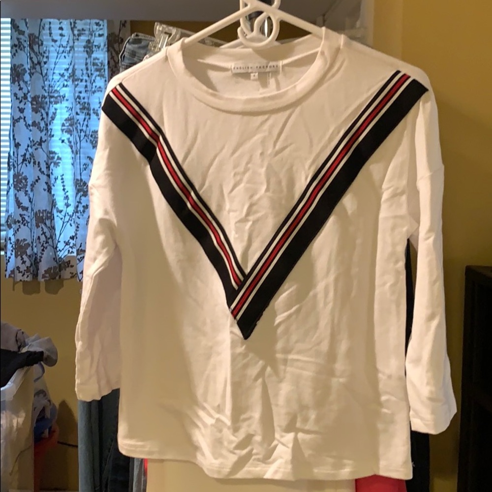 three quarter sleeve top